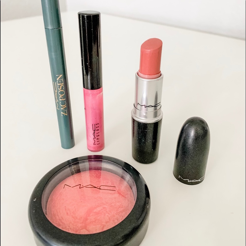 MAC bundle: Eyeliner, Blush, Lipstick & mini gloss